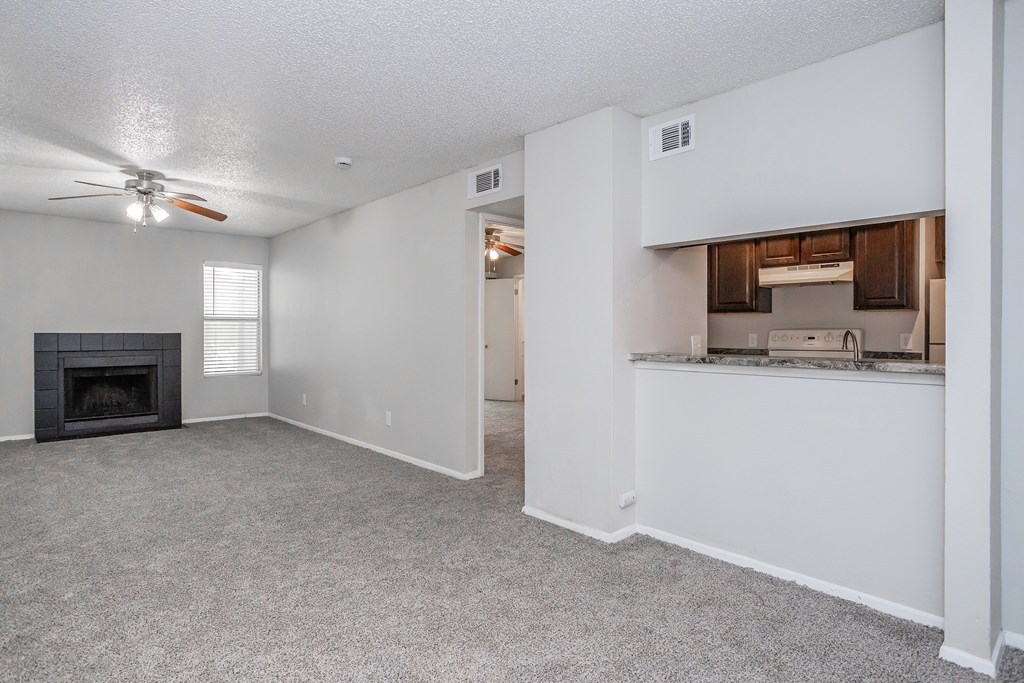 Oak Tree Village Living Room (3 Bedroom)