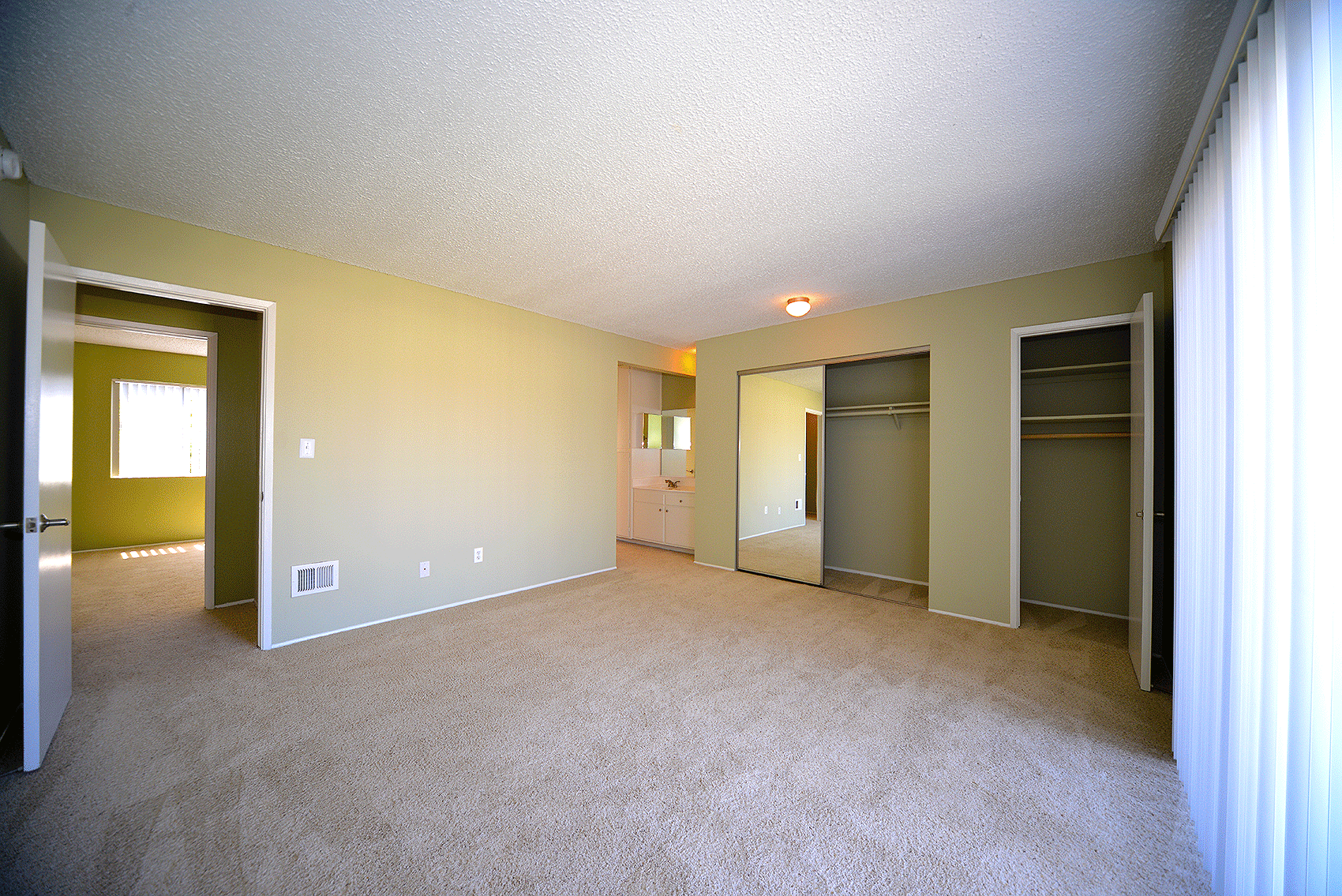 Ocean View Townhomes unfurnished master bedroom