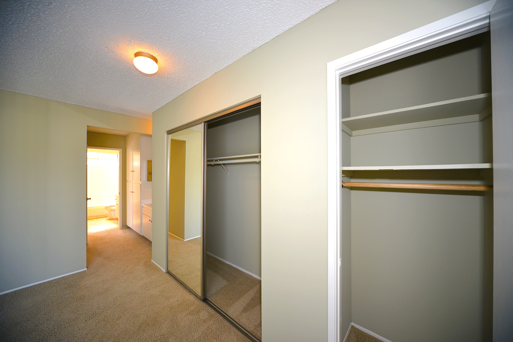 Ocean View Townhomes master bedroom closets