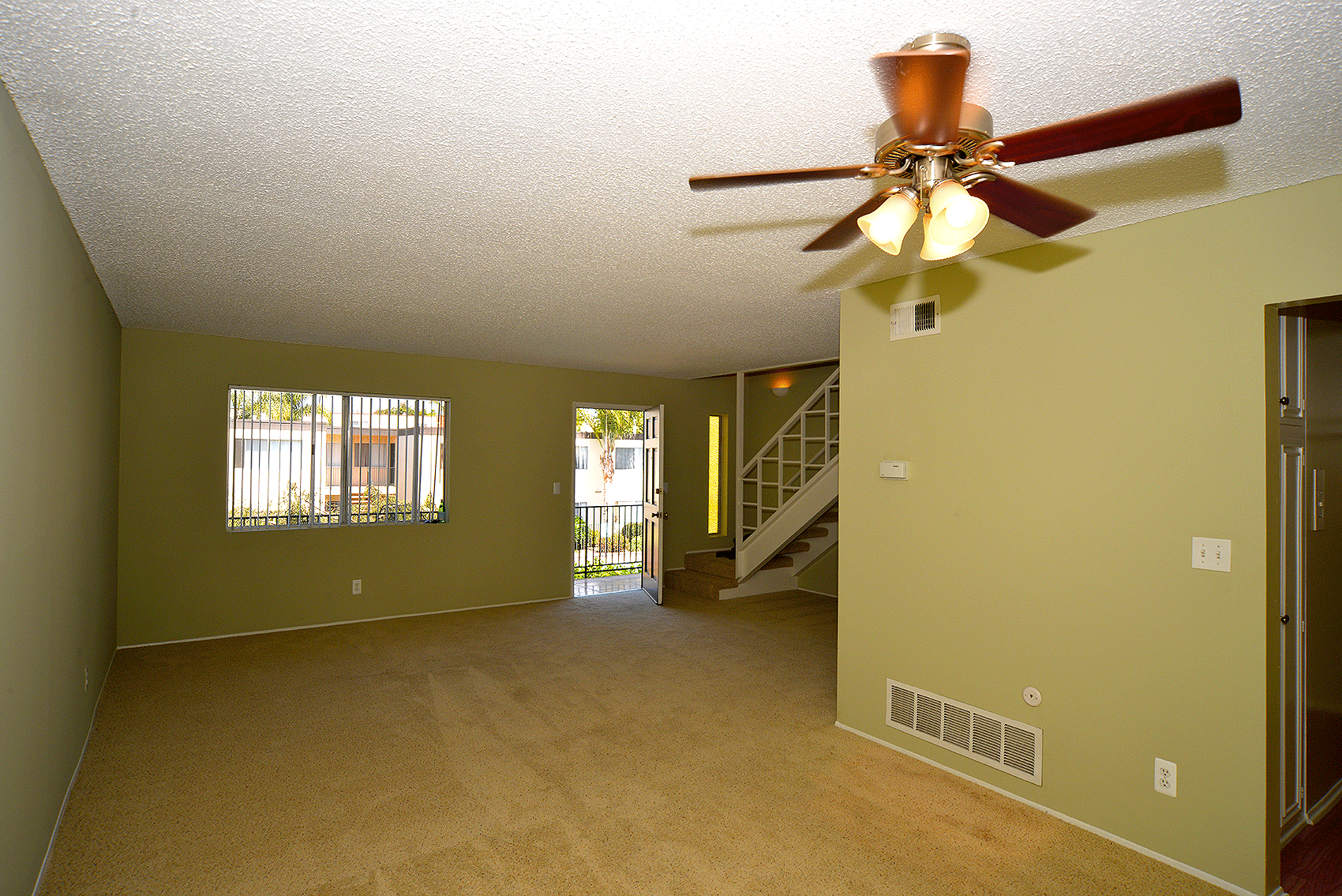 Ocean View Townhomes unfurnished dining and living room