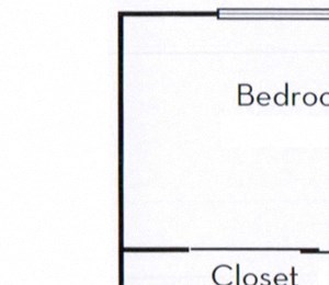 Ocean View Townhomes 2 Bedroom 1 Bath floor plan Ocean View Townhomes 2 Bedroom 1 Bath floor plan
