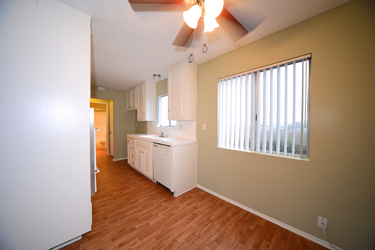 Ocean View Townhomes view of kitchen and window