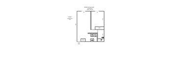 Ellendale Arms Apartments one bedroom floorplan unit 302