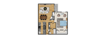 Large one bedroom apartment for rent in Culver City near DTLA