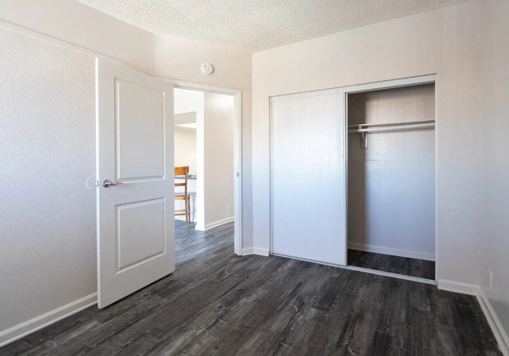 park city view bedroom with closet