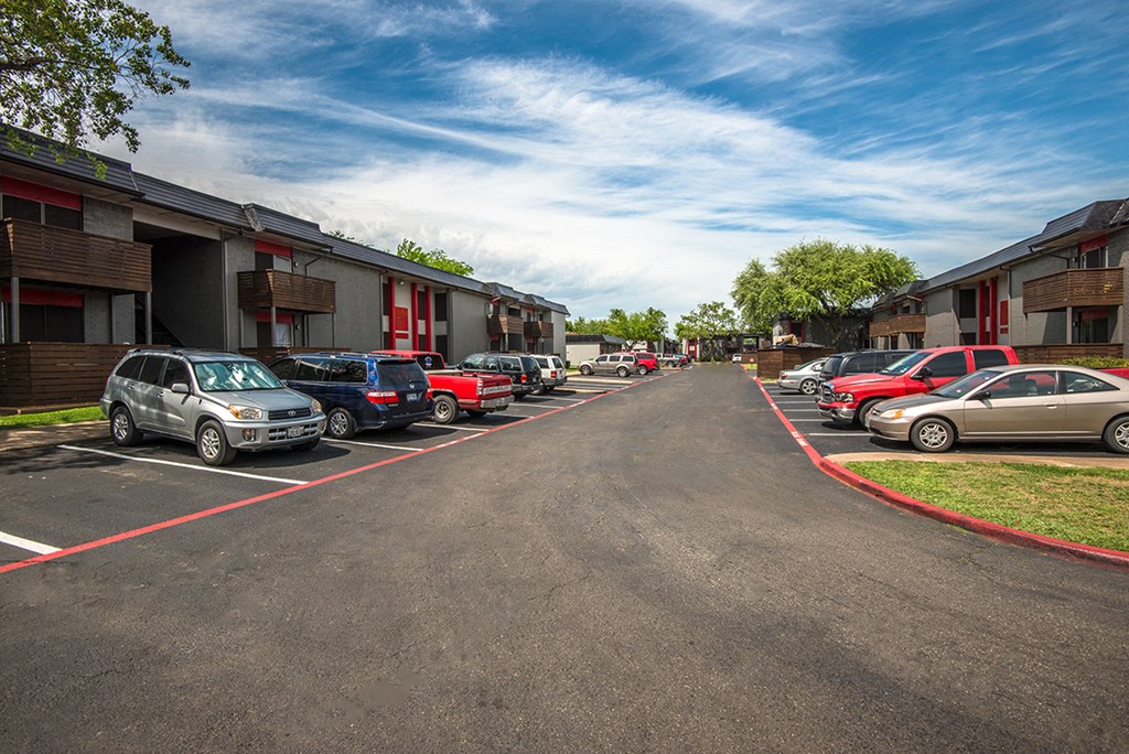 El Castillo Apartments outdoor parking lot
