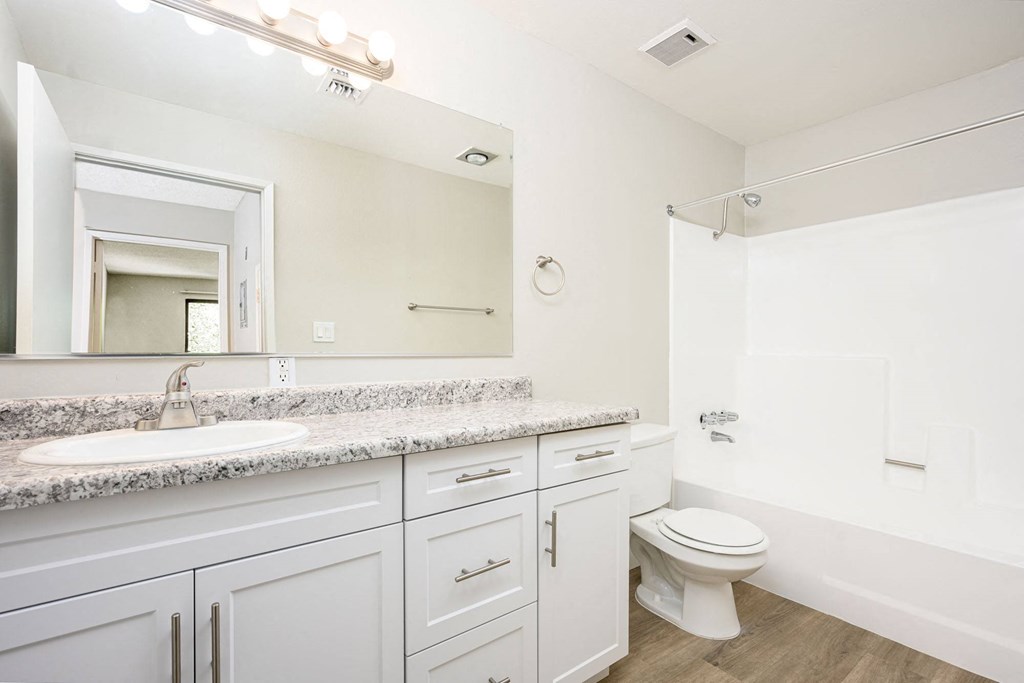 The Plaza at Canoga Park Renovated Bathroom