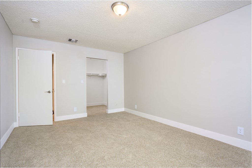 The Plaza at Canoga Park Renovated Bedroom with Closet