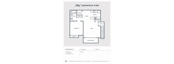 Mountain View Apartments Floorplan A