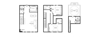 a blueprint of a floor plan of a house