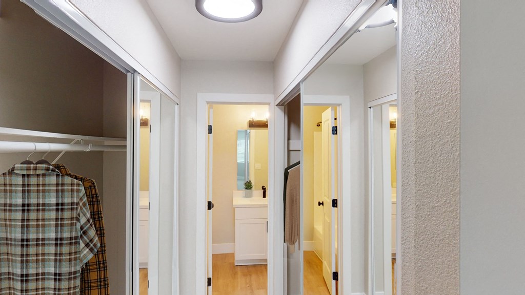 SaltAire Closet and Hallway