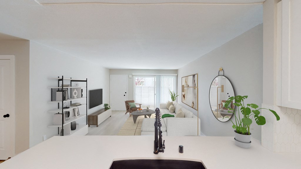 SaltAire Living Room View from Kitchen