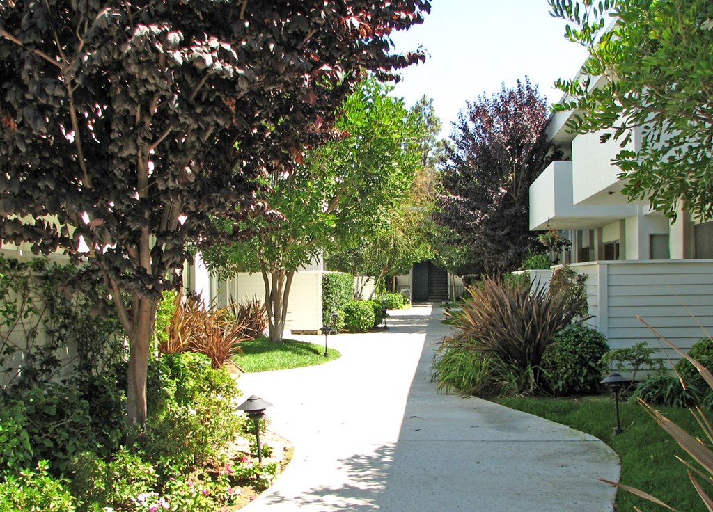 SaltAire Outdoor Walkway with Greenery