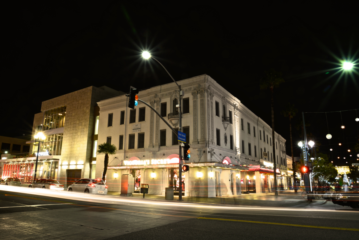 Criterion Promenade exterior building nighttime