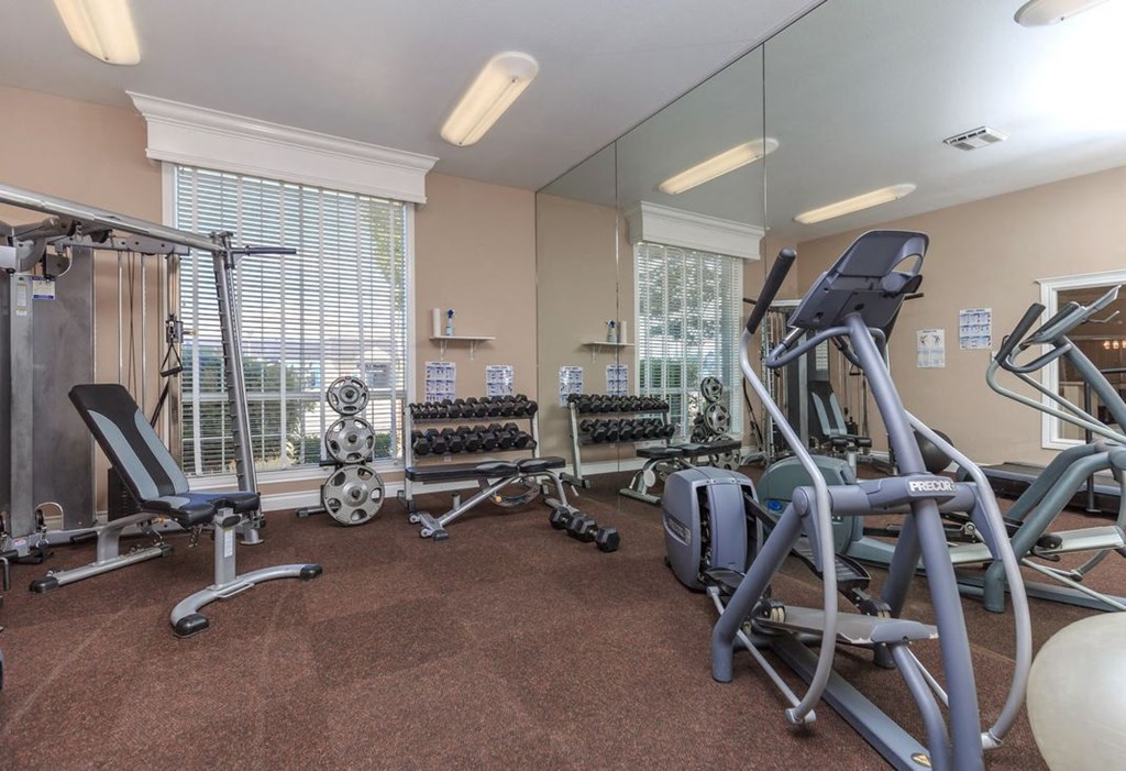 Silver Shadow Apartments indoor gym
