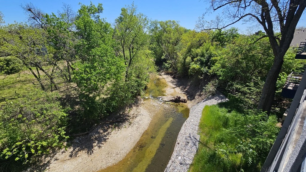 Soho balcony view of creek