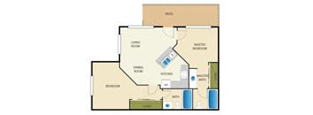 a picture of a floor plan of a house