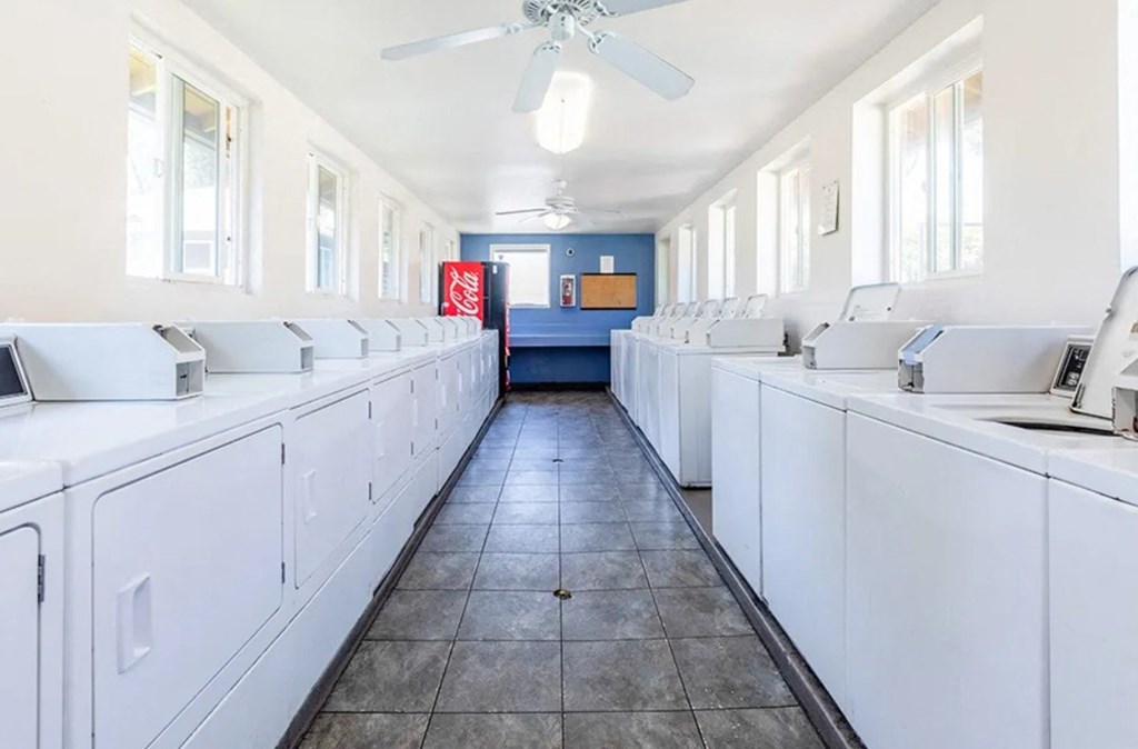 Spring Villa laundry facility