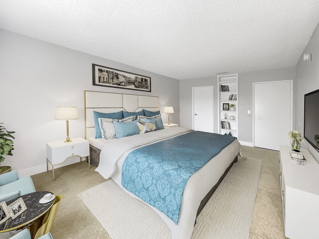 Renovated Bedroom, Staged