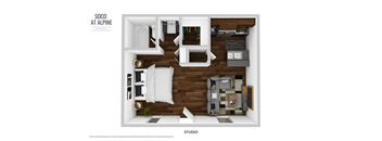Soco at Alpine Studio floor plan