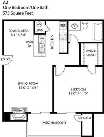 Trails of Walnut Creek A2 Floorplan Trails of Walnut Creek A2 Floorplan