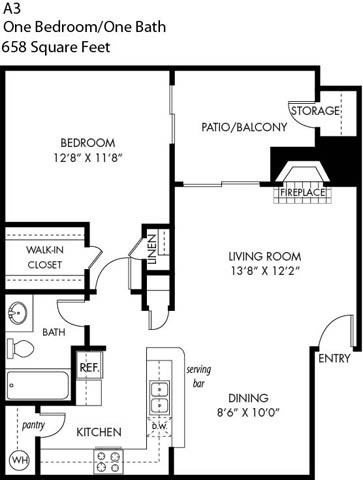Trails of Walnut Creek A3 Floorplan