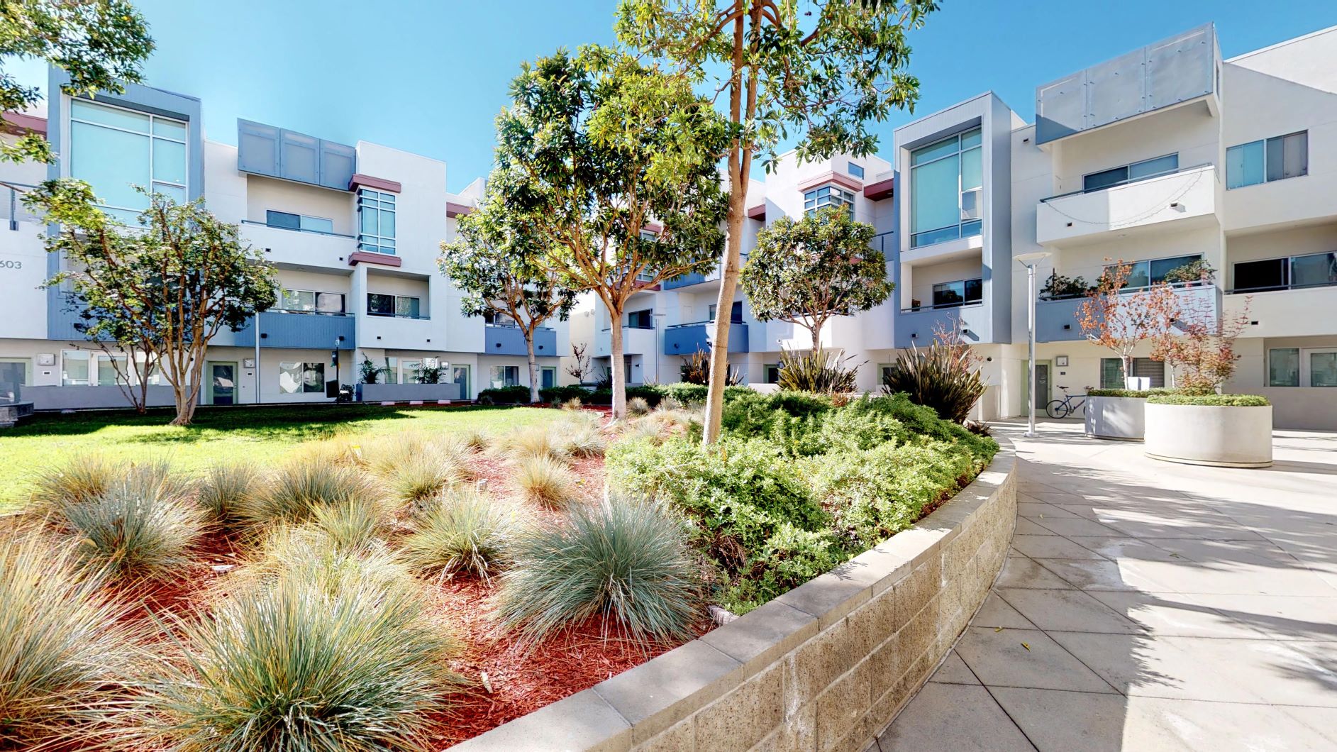 Taiko Village courtyard