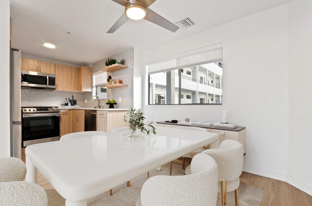 Terraces at La Cienega 2 Bedroom Dining Area
