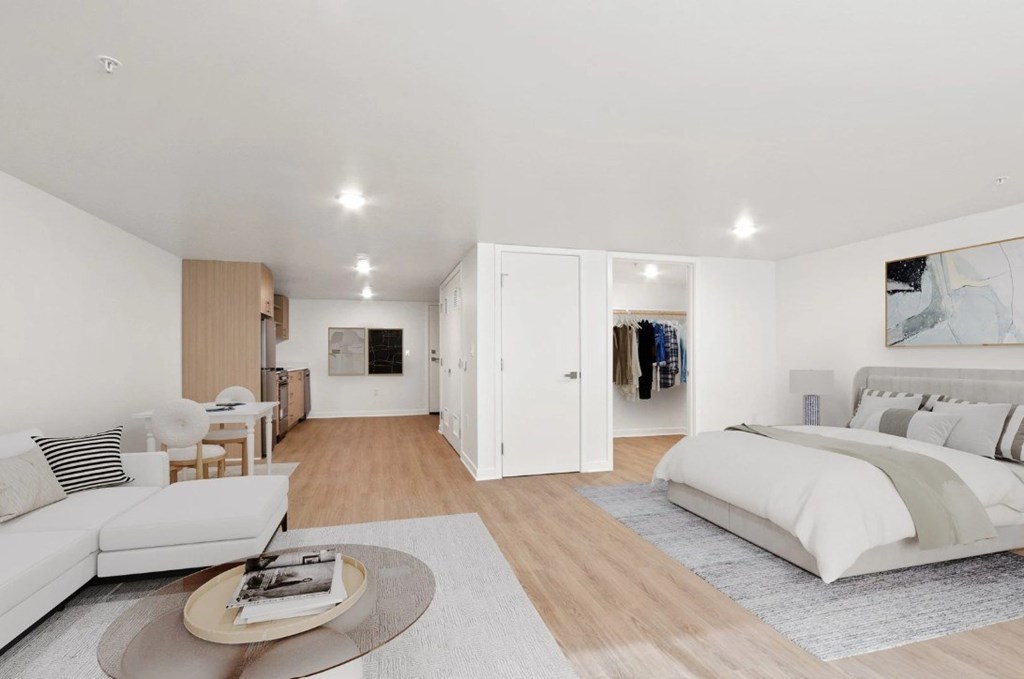 Terraces at La Cienega Studio Living Area