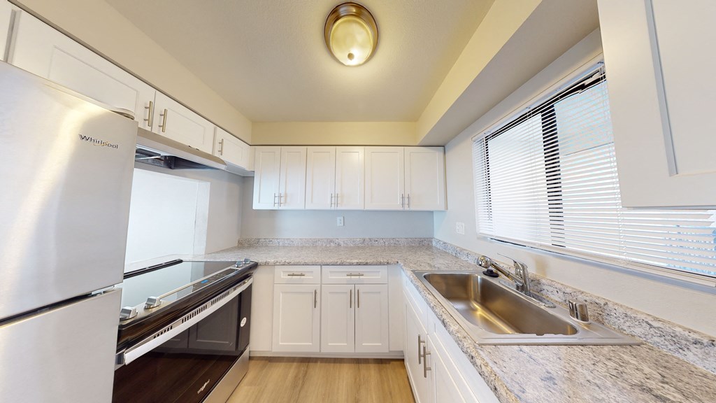 The Plaza at Canoga Park Renovated Studio Kitchen