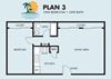 The Island Apartments 1 bedroom 1 bathroom floorplan The Island Apartments 1 bedroom 1 bathroom floorplan