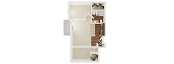 A white framed image of a house layout.