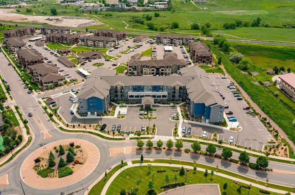 Traditions at Lafayette aerial view