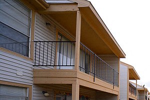Trinity Park Apartments exterior building and pathway Trinity Park Apartments exterior building and pathway - Photo Gallery 4