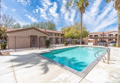 Twin Palm building swimming pool