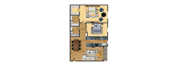 Large two bedroom apartment for rent in Palms near Culver City