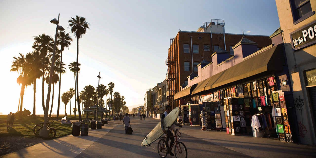 Picture of Venice Beach Boardwalk Picture of Venice Beach Boardwalk