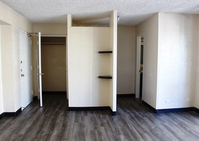 Waikiki Walina Apartments bedrooms with closet storage 