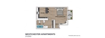 Westchester Studio Floorplan