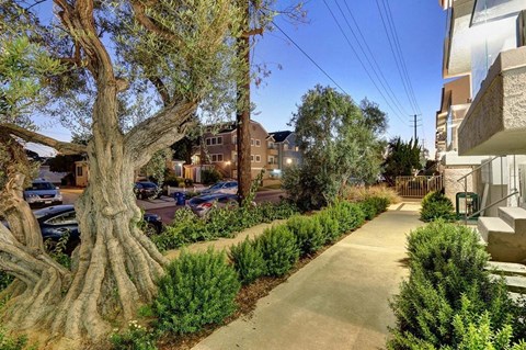 Westchester Apartments walkway
