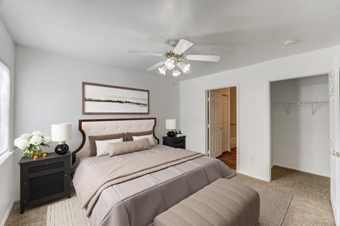 Whispering Palms staged bedroom