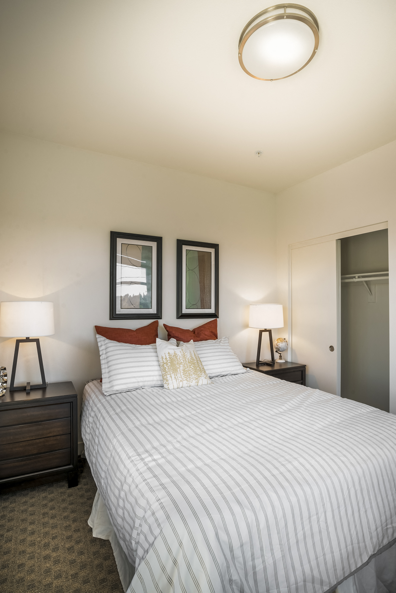 YOLO East furnished bedroom