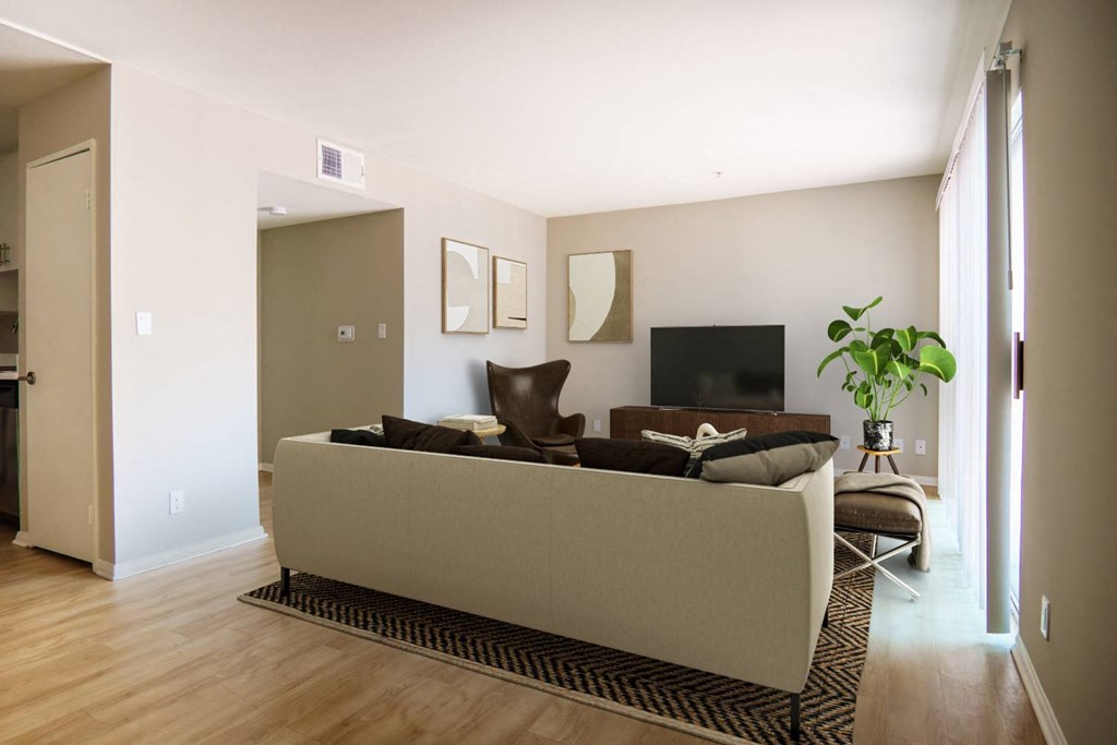 1428 on 6th living room with couch