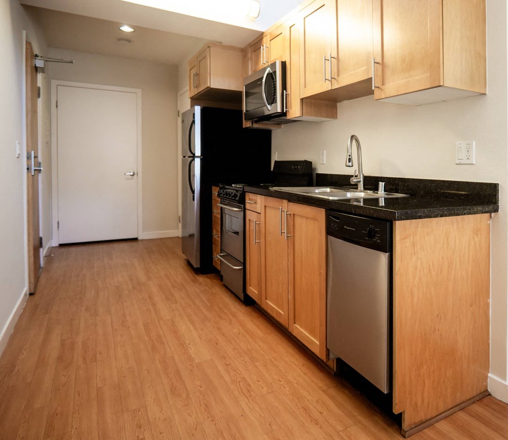 olympic studios kitchen with dishwasher