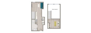Olympic Lofts Loft B Floorplan