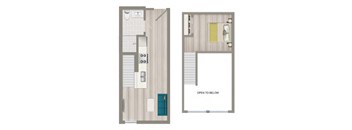 Olympic Lofts Loft A floorplan
