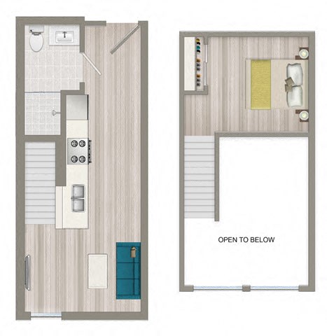 Olympic Lofts Loft A floorplan