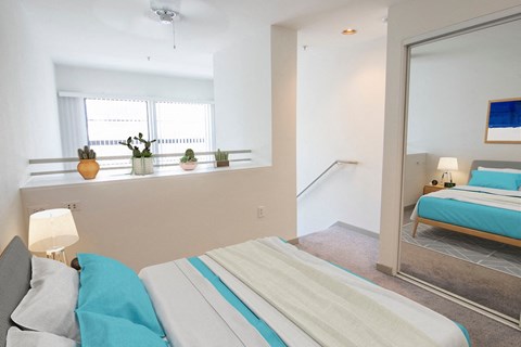 olympic lofts upstairs sleeping area