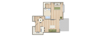 1428 on 6th One Bedroom A