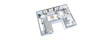 Edendale 3D Floor Plan Studio F